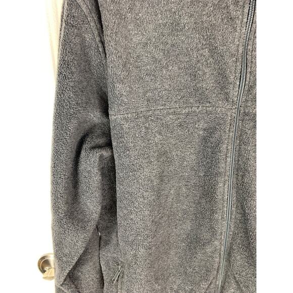 Columbia Mens Full-Zip Fleece Sweater Jacket Size L Gray - Picture 3 of 7